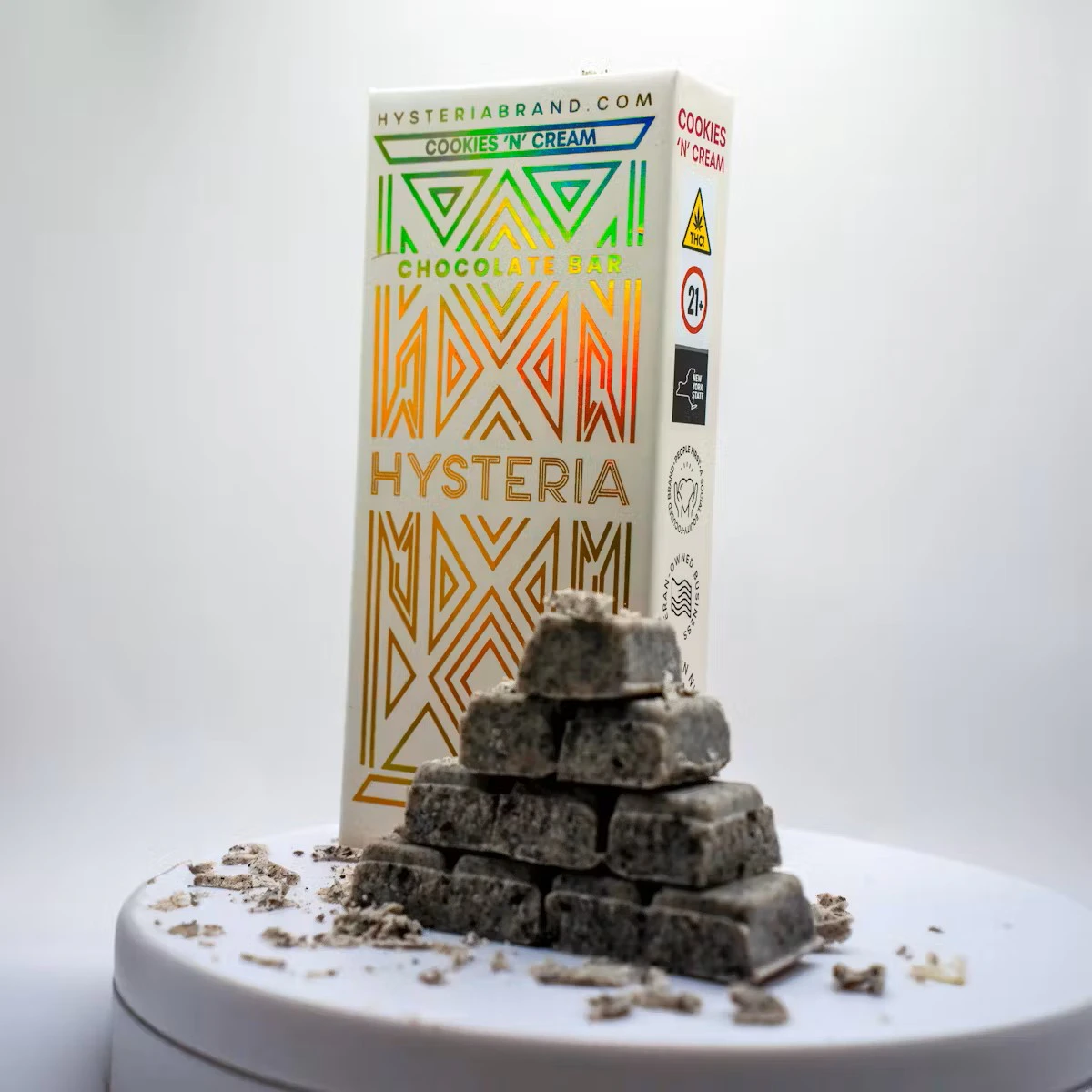 Hysteria - Cookies 'N' Cream | 100MG Bar Main Image