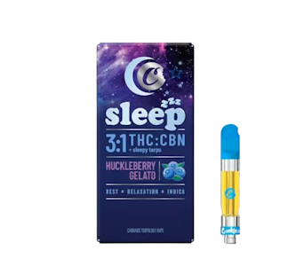 Cookies - Cookies | Huckleberry Gelato | Sleep THC:CBN 3:1 | Cannabis Terp Vape | 1g