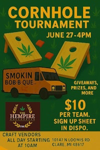 THE HEMPIRE COLLECTIVE - CORNHOLE TOURNEY 