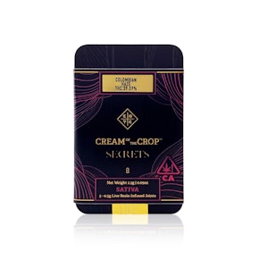CREAM OF THE CROP - Infused Preroll - Colombian Haze - 5-Pack - Secrets - 2.5G