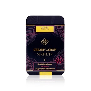 CREAM OF THE CROP - Infused Preroll - Road Trip - Secrets - 5-Pack - 2.5G