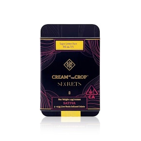 CREAM OF THE CROP - Infused Preroll - Super Lemon Haze - Secrets - 5-Pack - 2.5G