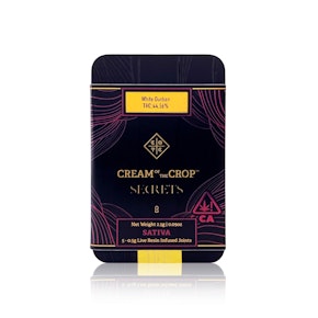 CREAM OF THE CROP - Infused Preroll - White Durban - Secrets - 5Pack - 2.5G
