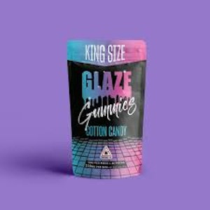 GLAZE - Glaze | Cotton Candy | 10mg Gummy | 20-Pack | 200mg Total