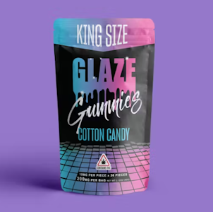 GLAZE - Glaze | Cotton Candy | 10mg Gummy | 20-Pack | 200mg Total