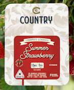 Country | Summer Strawberry Gummies 20pk | 200mg THC: 100mg CBD [H]