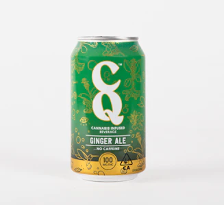 CQ Drinks - CQ - Ginger Ale Soda (Non-Caffeinated) 12oz 100mg