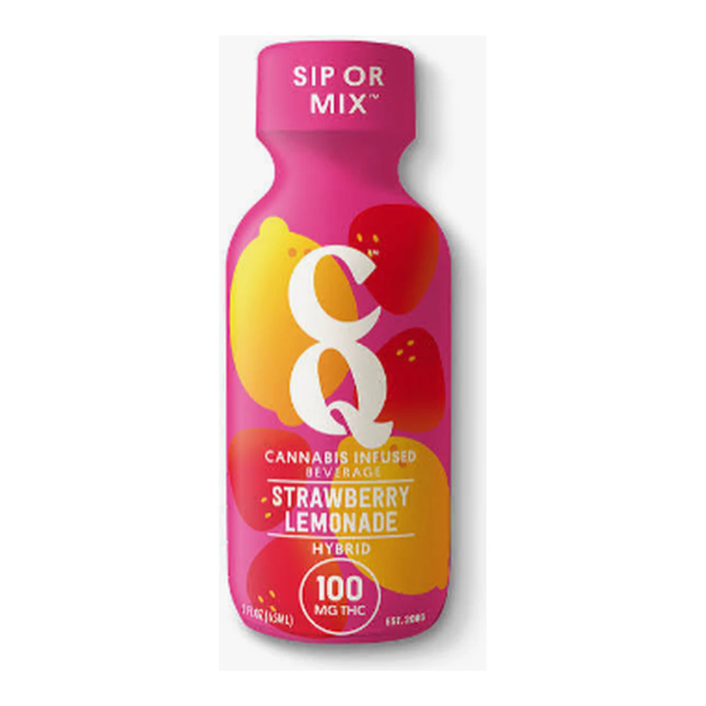 CQ Drinks - CQ Drinks | Strawberry Lemonade | Cannabis Infused Shot | 100mg Main Image