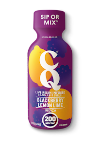 CQ Drinks - CQ - Live Resin Syrup | BlackBerry Lemon Lime - Indica