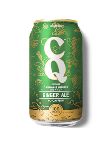 CQ Drinks - CQ - Ginger Ale Soda (No Caffeine) 100mg THC