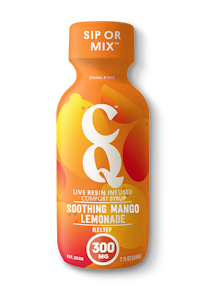 CQ Drinks - CQ - Live Resin Syrup | Soothing Mango 200mg THC 100mg CBD