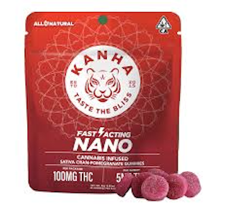 KANHA - KANHA | CRAN POMEGRANATE - 20PK | EDIBLE | 100MG