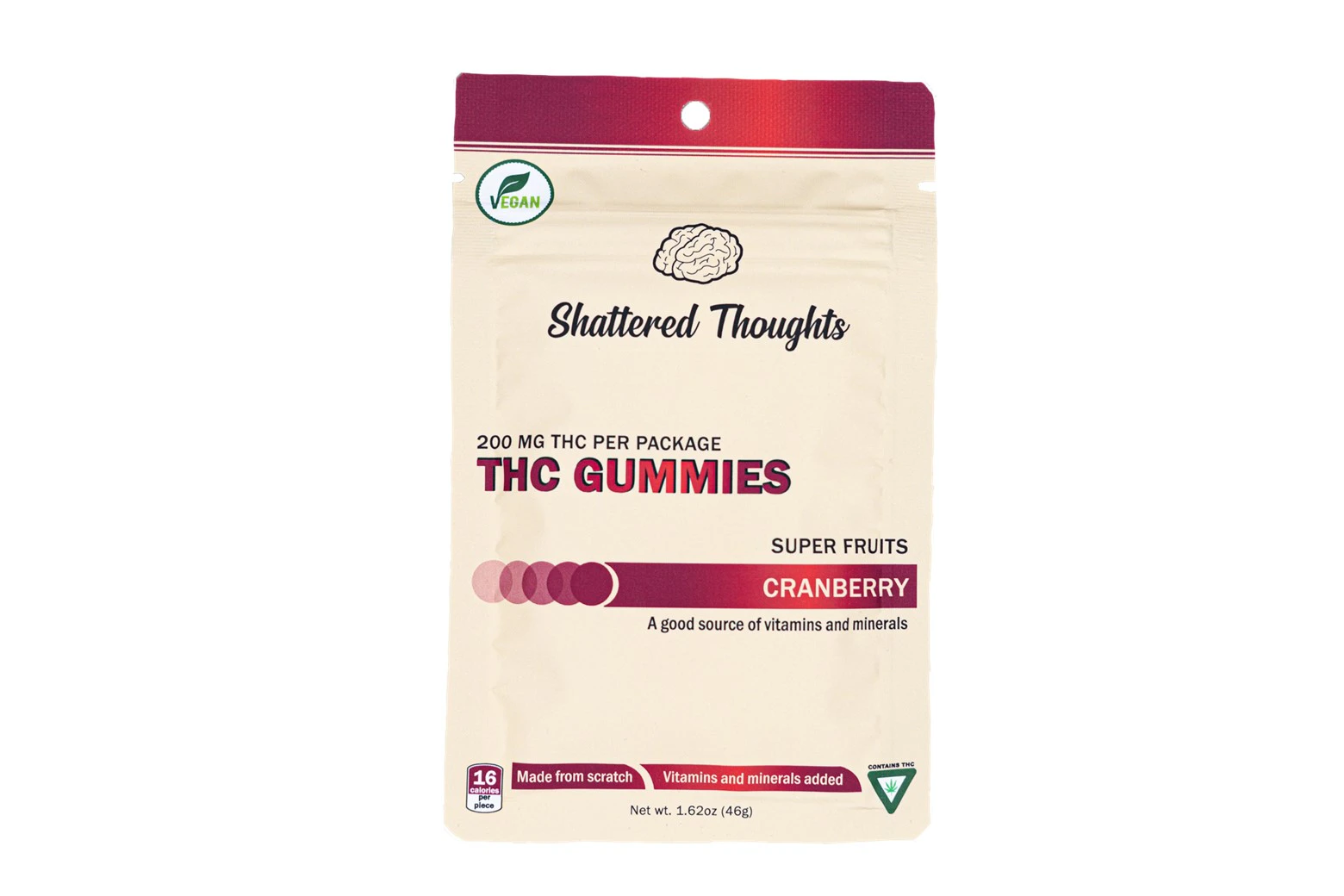 Shattered Thoughts - Cranberry (Vegan Friendly) Main Image