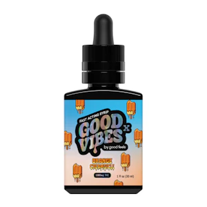 Good Vibes - Orange Creamsicle Syrup - 1000mg - GDF