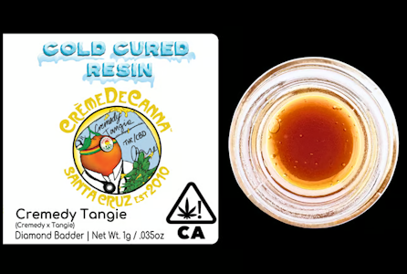 Crème De Canna - Creme De Canna | Cremedy Tangie | 1:1THC:CBD Diamond Badder | 1g