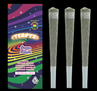 Creme De Canna | Grape Dank | Terpys Diamond Infused Pre Roll 3pk | 3g