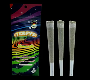 Crème De Canna | Limoncello | Terpys Diamond Infused Pre-Roll 3pk | 3g