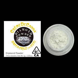 CREME DE CANNA - Creme De Canna | THCa Isolate | Diamond Powder