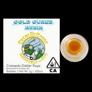 Crème De Canna - Creme de Canna - Cremedy Otter Popz High CBD Badder 1g