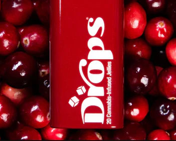 Drops - Drops | "Focused" Live Rosin Gummies (20-pack) | Cranberry Main Image