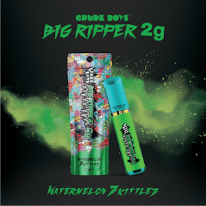 CRUDE BOYS - Crude Boys - 2g All-In-One Vape - Watermelon Zkittlez (Indica)