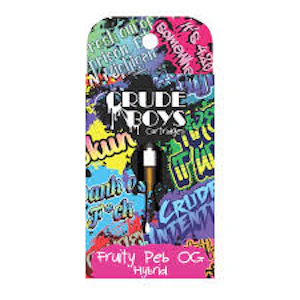 CRUDE BOYS - Crude Boys - Fruity Peb OG -  510 1G Cartridge
