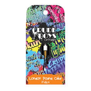 CRUDE BOYS - Crude Boys - London Pound Cake - 510 1G Cartridge