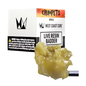WEST COAST CURE - Crumpets (I) | 1g Live Resin Badder | West Coast Cure