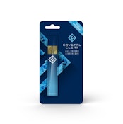 CRYSTAL CLEAR - APPLE FRITTER 1G LIVE RESIN AIO VAPE