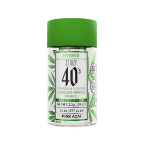 STIIIZY | 40'S Multi pack | Infused Pre-Roll | Pink Acai | 2.5g