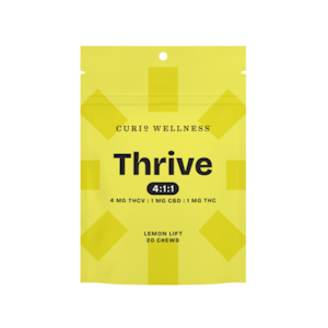 Curio - Curio Thrive | Lemon Lift 4:1:1 THCV:CBD | 20pk/20mg