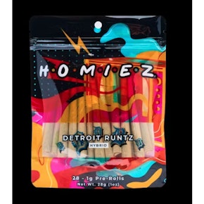 Homiez - Detroit Runtz 1G Pre-Roll (28 Pack)