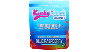 Kushy Punch - Original Blue Raspberry Gummy - 100mg