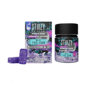 STIIIZY - STIIIZY MIDNIGHT BERRY 2:1 CBN GUMMIES 100mg