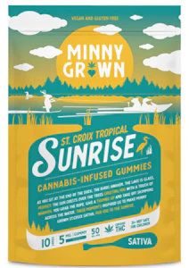 Minny Grown - Minny Grown Gummies 5mg - St. Croix Tropical Sunrise Sativa - 10ct