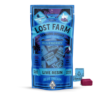 LOST FARM - Lost Farm - Blueberry (Blue Dream) Live Resin Chews 100mg