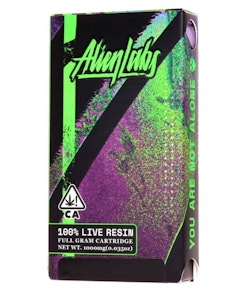 ALIEN LABS - Biskante 1g Live Resin Cart - Alien Labs