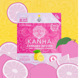 Kanha - Kanha Gummies Pink Lemonade CBD:THC 1:1