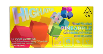 Highatus - Pineapple Sour Gummies - 100mg