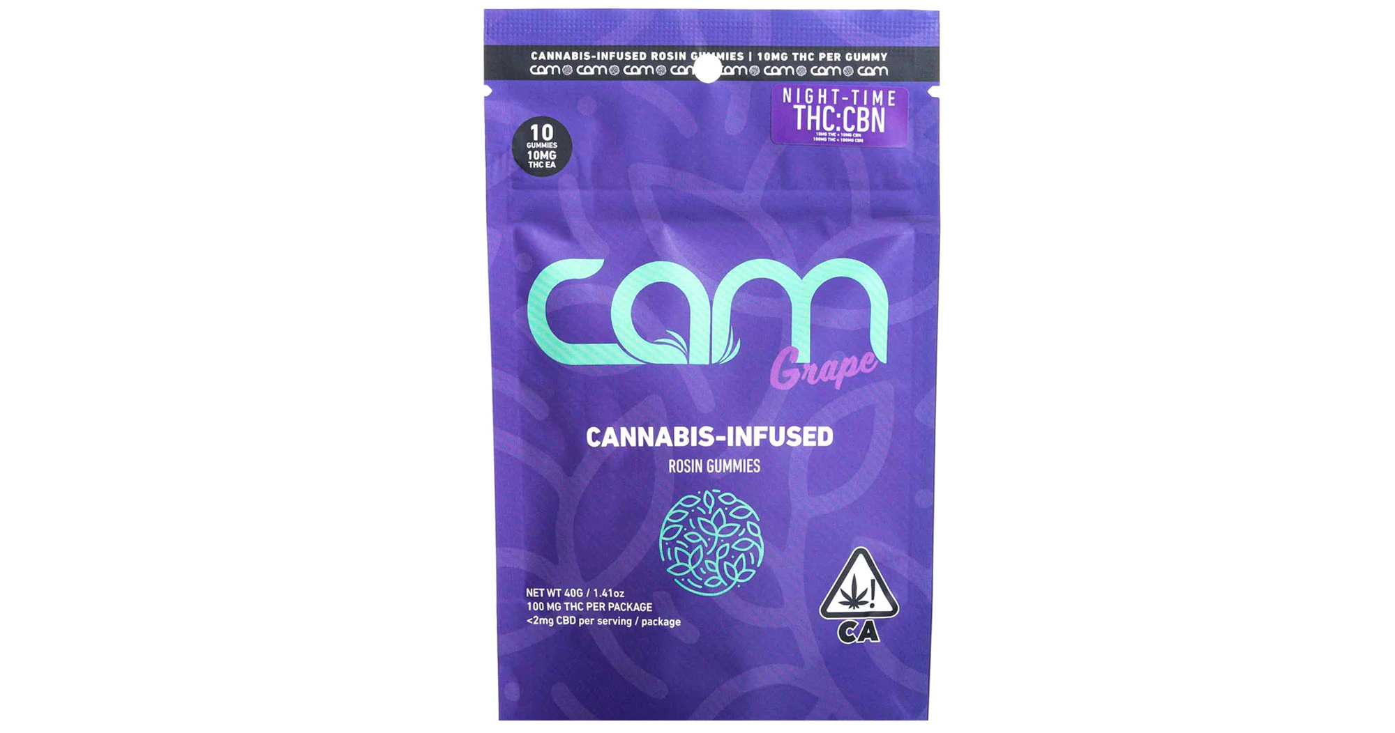 CAM - CAM - Grape 1:1 CBN:THC Rosin Gummies - 150mg Main Image
