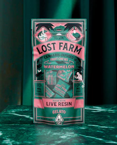 LOST FARM - Lost Farm - Watermelon X Gelato - 100mg Live Resin Chews