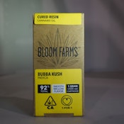 Bloom Farms Bubba Kush Cart 1g