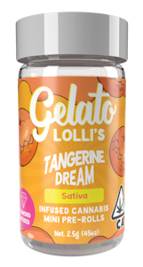 GELATO - Tangerine Dream Lollis 5 pack 2.5g Infused Pre-roll - Gelato