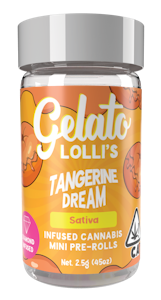 Tangerine Dream Lollis 5 pack 2.5g Infused Pre-roll - Gelato