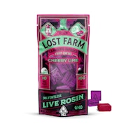 Lost Farm - 100mg Rosin Chews - Cherry Lime - GMO