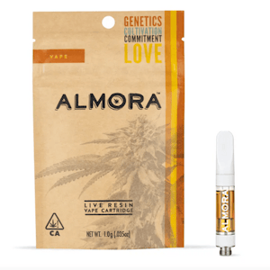 ALMORA FARMS - Almora Live Resin Cartridge 1g - Nuclear Winter 76%