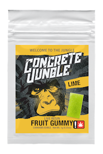 Concrete Jungle | Lime Live Resin Fruit Gummy | 100mg
