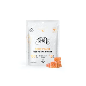 Heavy Hitters - Heavy Hitters Fast Acting Sour Gummies - Sour Peach 100mg