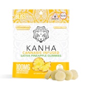 Kanha Sativa Pineapple Gummies 100mg