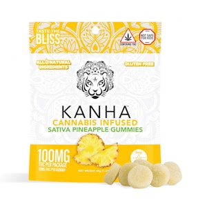 KANHA - Kanha Sativa Pineapple Gummies 100mg
